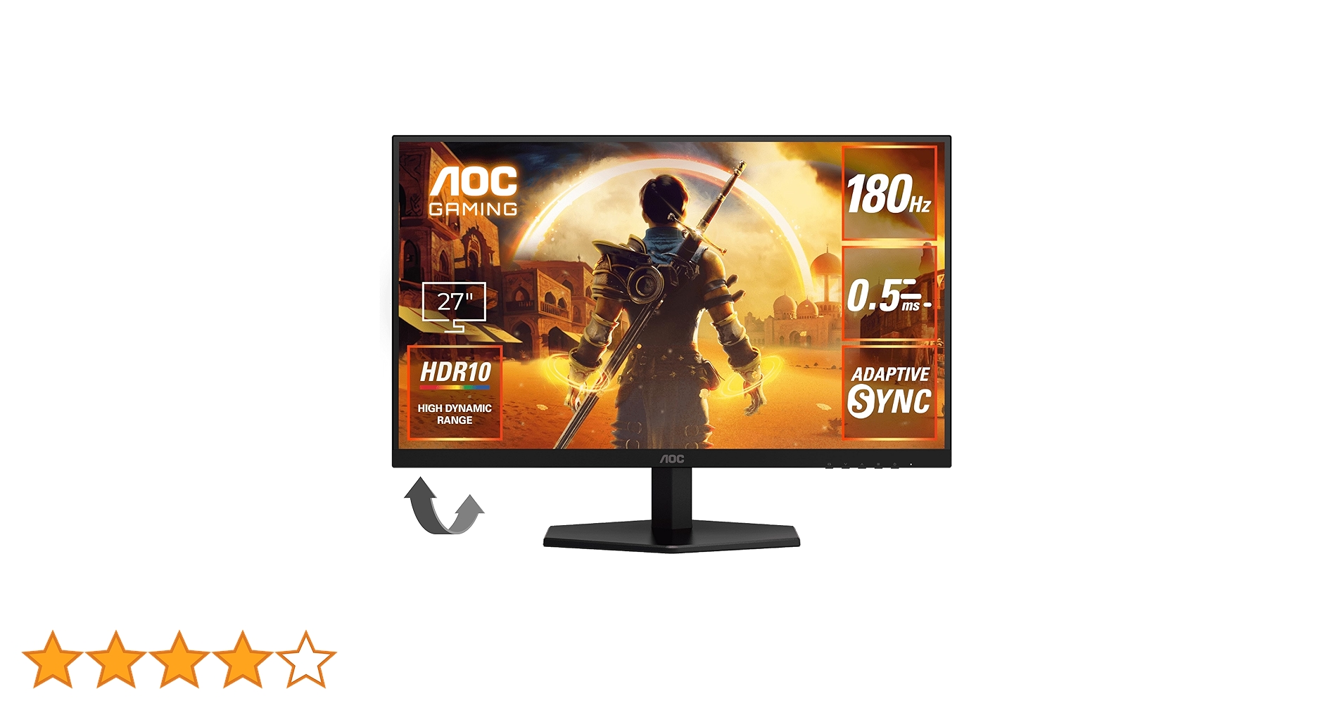 Amazon.co.jp: AOC ゲーミングモニター 27G42E/11, 27.0インチ